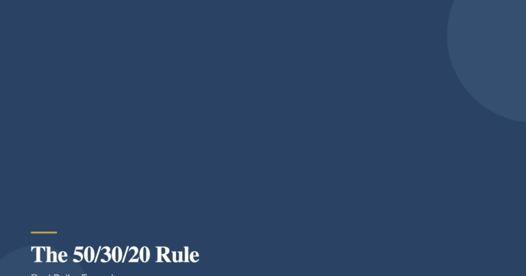 50 30 20 Rule