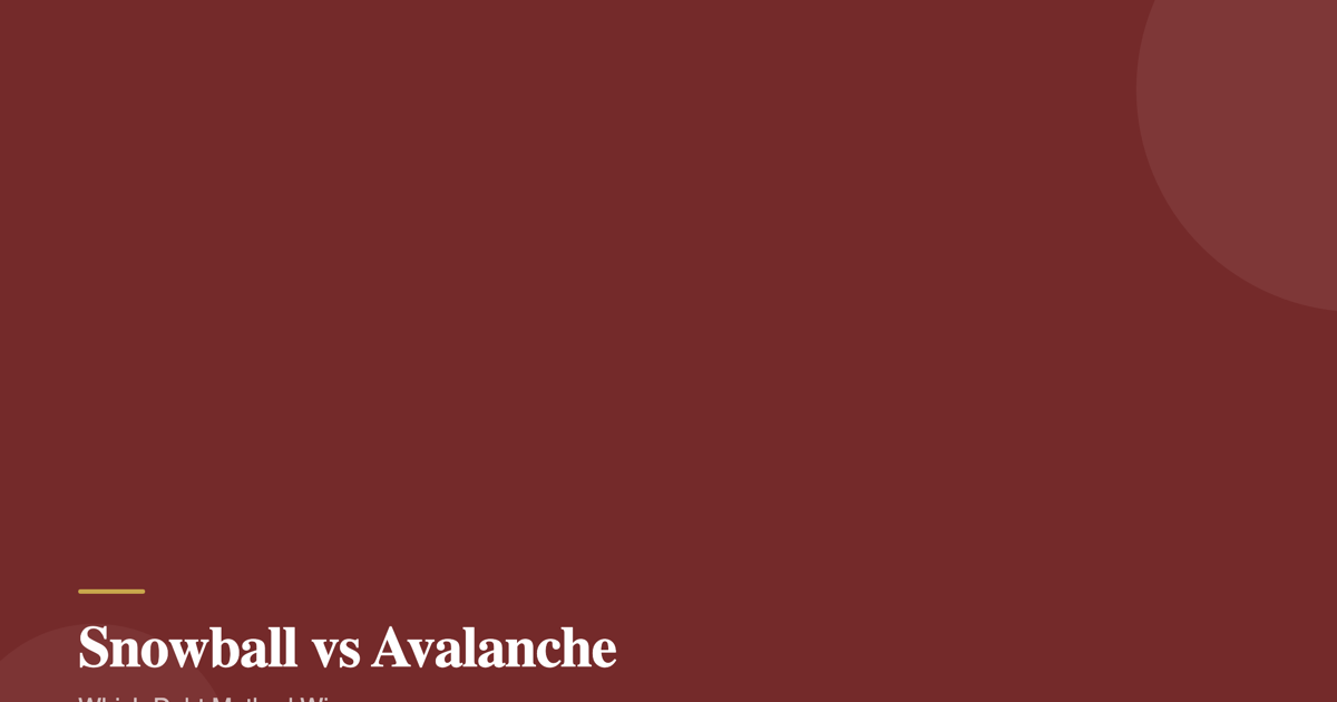 Snowball Vs Avalanche